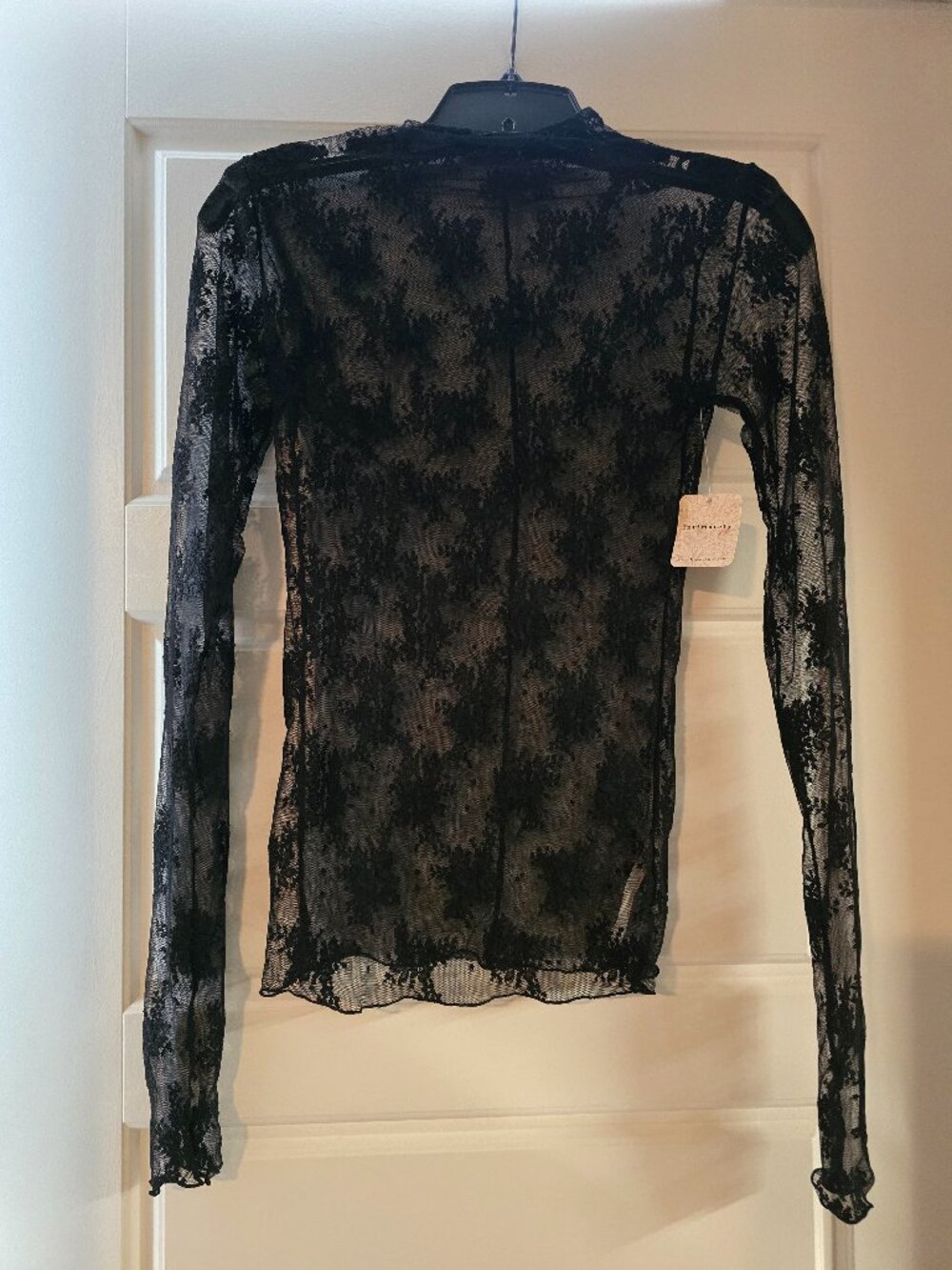 Black lace top